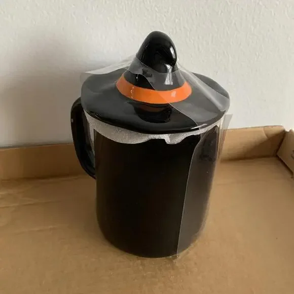 Rae Dunn Wicked Witch Mug w/ Topper Halloween NEW - Picture 3 of 3